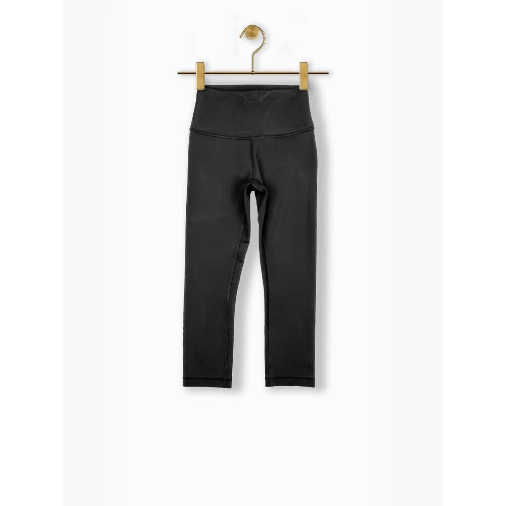 Lululemon Wunder Train Cropped Leggings Womens 4 Black W6BF7S - Picture 2 of 9